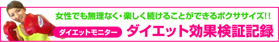 ダイエット効果検証記録